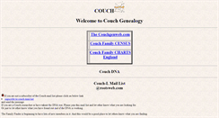 Desktop Screenshot of couchgenealogy.org